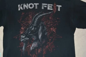 L Black Rare Knot Fest 2014 Shirt Short Sleeve - Picture 1 of 3