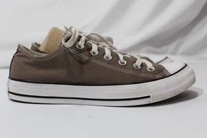 Converse All Star Gray Canvas Lace-up Sneakers Women's 8.5 Men's 6.5 Emo Skater - Picture 1 of 11