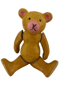 Vintage Ceramic BEAR w/Articulating Arms & Legs - 6” Doll - Picture 1 of 7