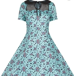 Lindy Bop Dress Retro Style Pinup Green Rubik’s Cube Women’s US sz 10 UK Size 14 - Picture 1 of 2