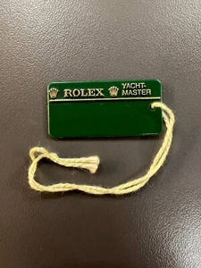 Rolex Original Yacht-Master Green Nameplate - Targhetta Rolex - Imagen 1 de 3