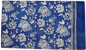 Indian Handmade Block print Cotton Fabric Natural Color Print Fab 10 Yard, -M375 - Picture 1 of 5