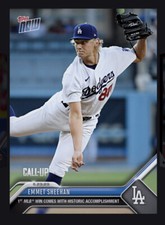 2023 TOPPS NOW 6/23-First MLB Win Rookie - EMMET SHEEHAN(Topps Bunt Digital card