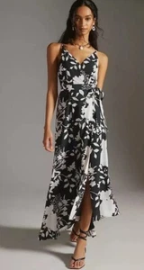 New Anthropologie Hutch Printed Wrap Maxi Dress Size Medium NWT - Picture 1 of 5