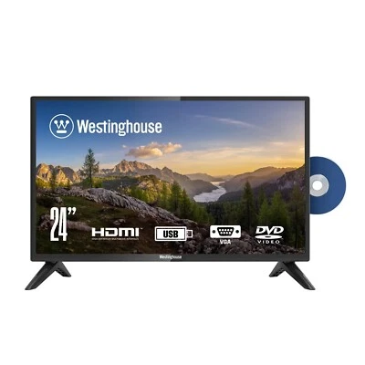 Westinghouse 24" HD LED TV with Built-in DVD Player - Model WD24HX5201 - Image 1 of 4