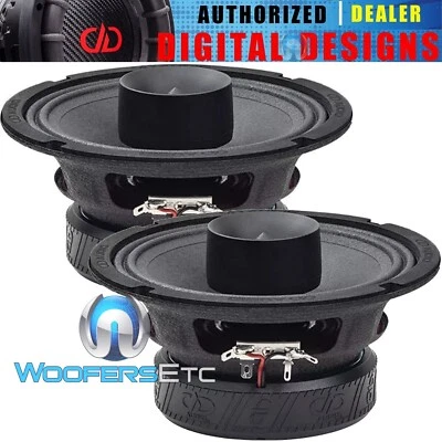 DD AUDIO VO-MX206-S4 6.5" 300W 4-OHM 2-WAY COAXIAL BOAT CAR MOTORCYCLE SPEAKERS - Image 1 of 4