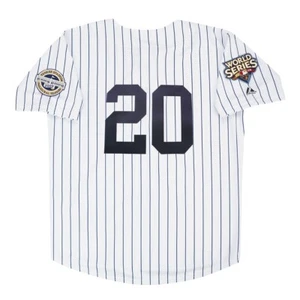 Jorge Posada 2009 New York Yankees World Series White Home Men's Jersey (S-3XL) - Picture 1 of 5