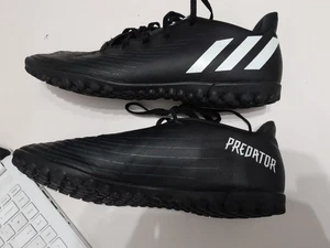 Adidas Predator Edge.4 TF Rasen Hallen Fußballschuhe schwarz GX0010 Herren Größe 9,5  - Bild 1 von 11