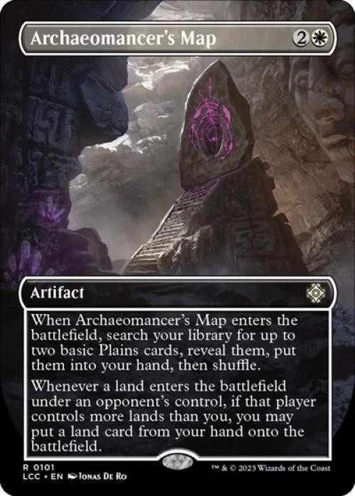 Archaeomancer's Map (Borderless) -Foil Near Mint MTG - Image 1 of 1