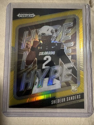 Prizm Draft Picks Sheer Sanders 2025 Hype Gold 8/10 Foto 1 de 4