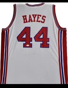 Elvin Hayes Signed Autographed White/Red/Blue Jersey JSA Authenticated - Picture 1 of 1