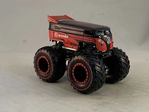 Autobús de arrastre Brembo 2023 Hot Wheels Monster Trucks Racing VW frenos rojo negro MT5SP - Imagen 1 de 5