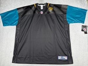 Camiseta de fútbol americano Jacksonville Jaguars para hombre 4XL XXXXL grande negra verde azulado en blanco línea profesional - Imagen 1 de 15