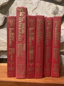 Mission Earth Book Lot Of 6 Hardcover Dekalogy Scientology L. Ron Hubbard No DJ - Picture 1 of 8