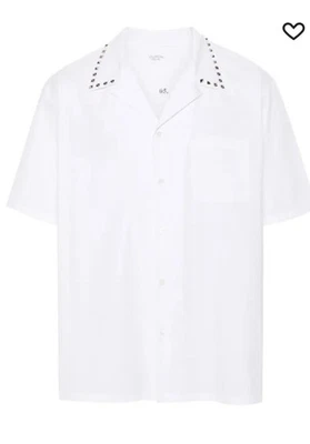 VALENTINO Garavani Золотой Rockstud - украшенная рубашка размер 48 новый RRP £1025 - Изображение 1 из 4