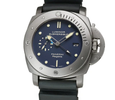 Panerai 1950 Regatta Blue Dial PCYC 2011 Submersible - PAM 00371 - Image 1 of 4