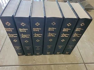 Matthew Henry's Commentary on The Whole Bible In 6 Vols Reference Library Editio - Picture 1 of 8