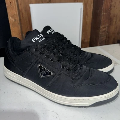 Tenis Prada Calzature Uomo para hombre talla 10 nailon negros Foto 1 de 4