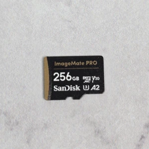Carte mémoire microSDXC UHS 1 SanDisk 256 Go ImageMate Pro - Photo 1 sur 3