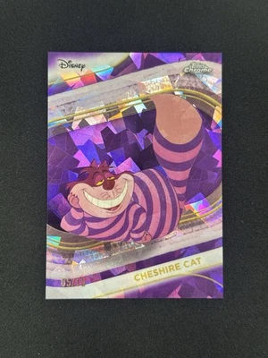 2025 Topps Chrome Sapphire Edition Disney Cheshire Cat Purple /15 - Image 1 of 2