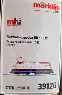 Märklin 39126 BR E 10.12 - Bild 1 von 2