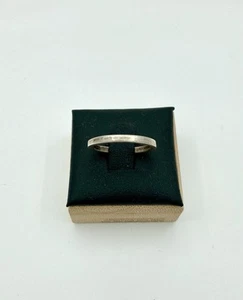 Anillo Vintage Hecho a Mano Esterlina 925 MÉXICO Banda Lisa Minimalista Moderno Talla 7 - Imagen 1 de 7