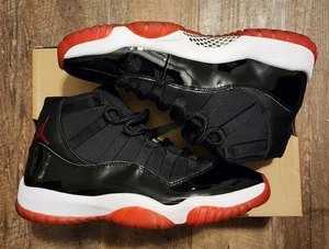 Air Jordan 11 Retro Größe 10,5 US schwarz/true red-weiß 378037-061 - Bild 1 von 11