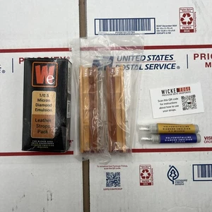 Wicked Edge 1/0,5 Mikron Diamant Emulsion/Leder Schärfstreifen Packung (B1-C5) - Bild 1 von 4