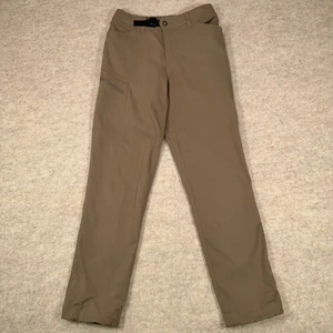 Outdoor Vitals Satu Pants Womens 4 Short Live Ultralight Flat Front Brown Vented - Picture 1 of 16