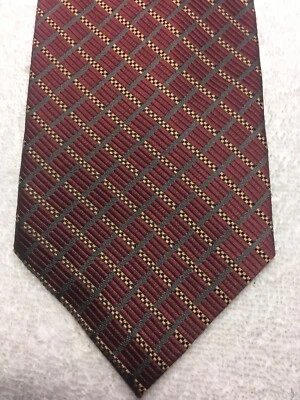 ROBERTO VILLINI CORBATA HOMBRE BORGOÑA CON ORO Y GRIS 3,75 X 59 Foto 1 de 4