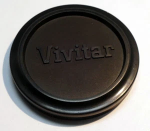Vivitar Front 49mm Lens cap Slip on type plastic black - Genuine OEM - Picture 1 of 6