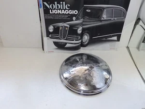 LANCIA AURELIA B 51 PINNFARINA DEL 51 - COPPA RUOTA CROMATA CON LOGO - Imagen 1 de 3