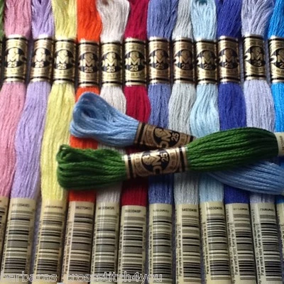 1 - 15  DMC CROSS STITCH THREADS/SKEINS - Pick your Colours - Multi-Buy Discount - Image 1 of 4