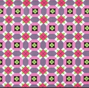 Tee Time Pink Purple Fabric By Kanvas Studio Cotton 1/4 Yd 18x21 Quilt Crafts - Picture 1 of 4