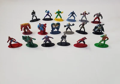 Jada DC Marvel Nano Metalfigs Mini-Figures Die-Cast Metal - Lot of 18 #4 - Image 1 of 4