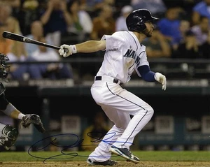 NICK FRANKLIN AUTOGRAPHED AUTO SIGNED 8X10 PHOTO SEATTLE MARINERS COA BATTING 2 - Picture 1 of 1