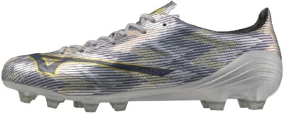 MIZUNO 足球钉鞋 ALPHA 2 日本 P1GA2560 银色 US8(26 厘米) — 第 1/4 张图片