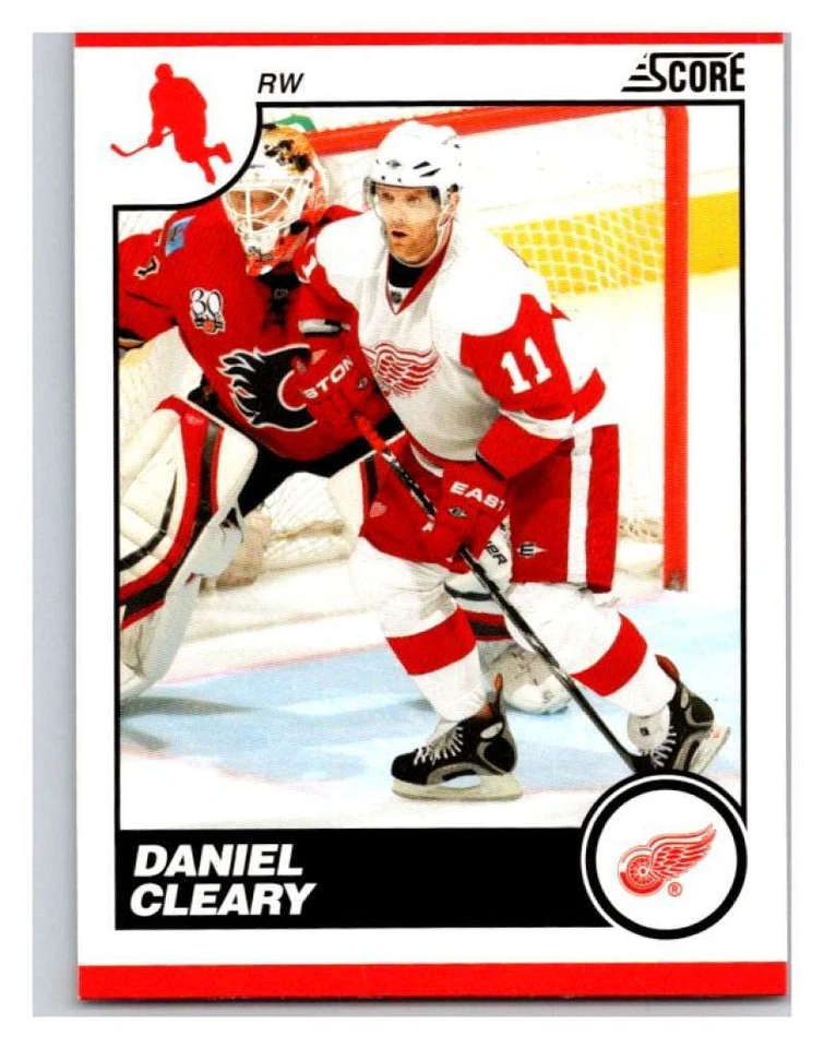 (HCW) 2010-11 Score Glossy #191 Daniel Cleary Red Wings Mint - Image 1 of 3
