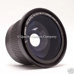 Bower 58mm Fisheye/Macro Attachment - Pro Digital HD DSLR MC AF, SCREW-ON FUN!!! - Picture 1 of 10