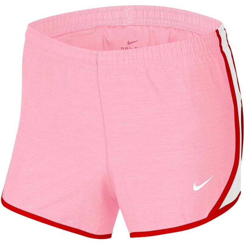 Nike Youth Girls' L Tempo Shorts L Pink White 848196 Mesh Liner Dri-FIT - Image 1 of 1