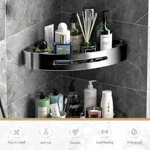 Portaoggetti bagno 304 mensola caddy doccia portaoggetti adesivo, 2 pz - Foto 1 di 8