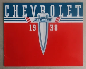 1938 Chevrolet Full-Color Sales Catalog. Excellent Condition - Picture 1 of 10