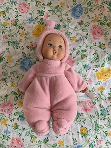 Madame Alexander My First Baby Powder Pink Doll 2018 Plush Body Vinyl face 9” - Picture 1 of 9