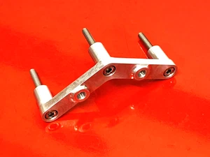 LAMBRETTA LI SX TV GP ALUMINIUM CNC BILLET MACHINED EXHAUST END CAN BRACKET - Picture 1 of 6