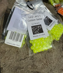 Lazy Larry's E-Z Systems 7mm Lime Luster, Easy change Beads, 1 Pack - Picture 1 of 3