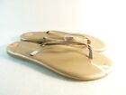 Cynthia Rowley Women Shoes Sandals Gold Flip Flop Slide Size 7 Sku 10250