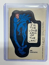 TOPPS 1974-1975 Marvel Comic Book Heroes Sticker Card Mr. Fantastic