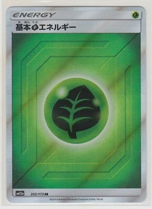 Pokemon Card Sun and Moon Tag All Stars Grass Energy 202/173 SR SM12a Japanese - Picture 1 of 1
