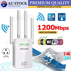 1200Mbps Wireless WiFi Extender Repeater Router Range Signal Booster AU - Picture 1 of 9