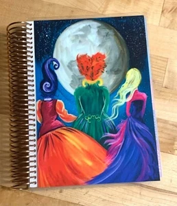 Hocus Pocus Sisters Cover Set 4 use with Erin Condren A5 Coil Spiral Planner~ - Picture 1 of 4